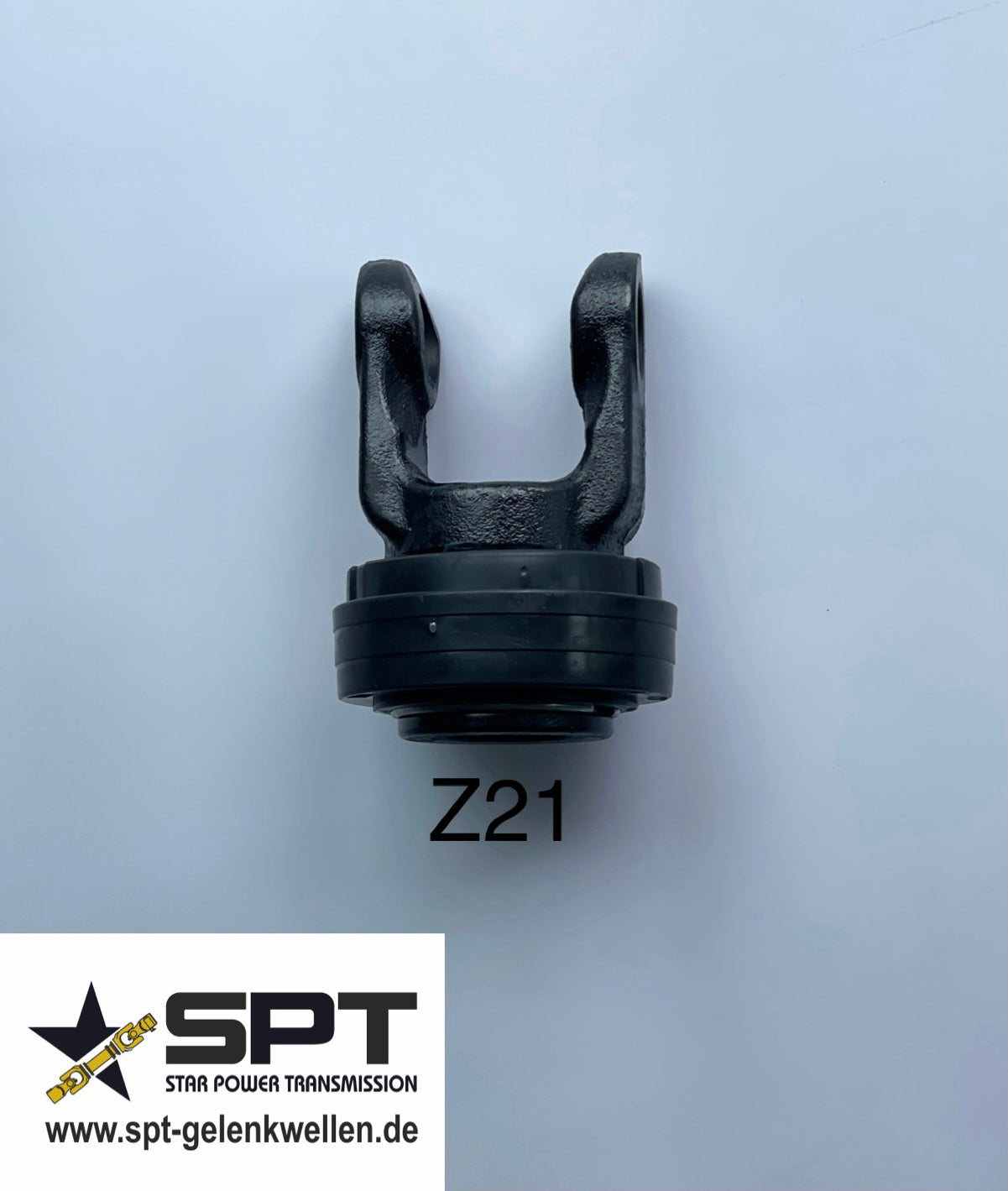 SPT Aufsteckgabel Anschlussgabel für Kreuz 23,8x61,3mm 1 3/8"Z21 Baugröße 2