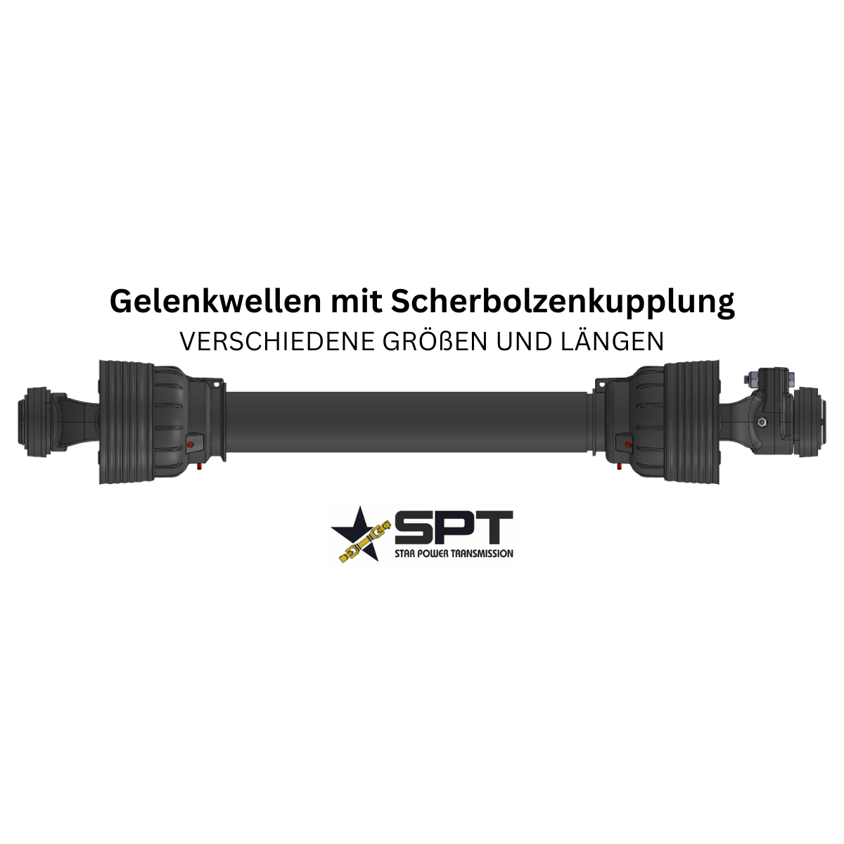 Gelenkwelle mit Scherbolzenkupplung