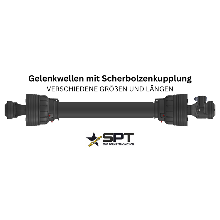 Gelenkwelle mit Scherbolzenkupplung