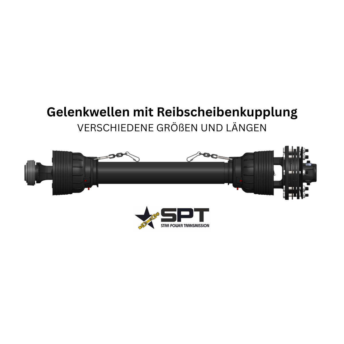 Gelenkwelle mit Reibscheibenkupplung