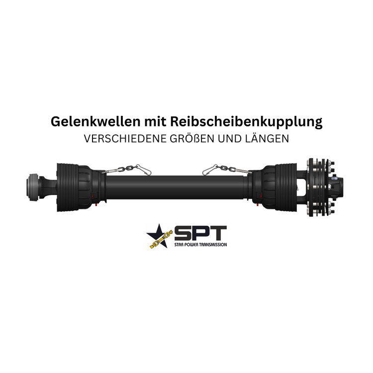 Gelenkwelle mit Reibscheibenkupplung