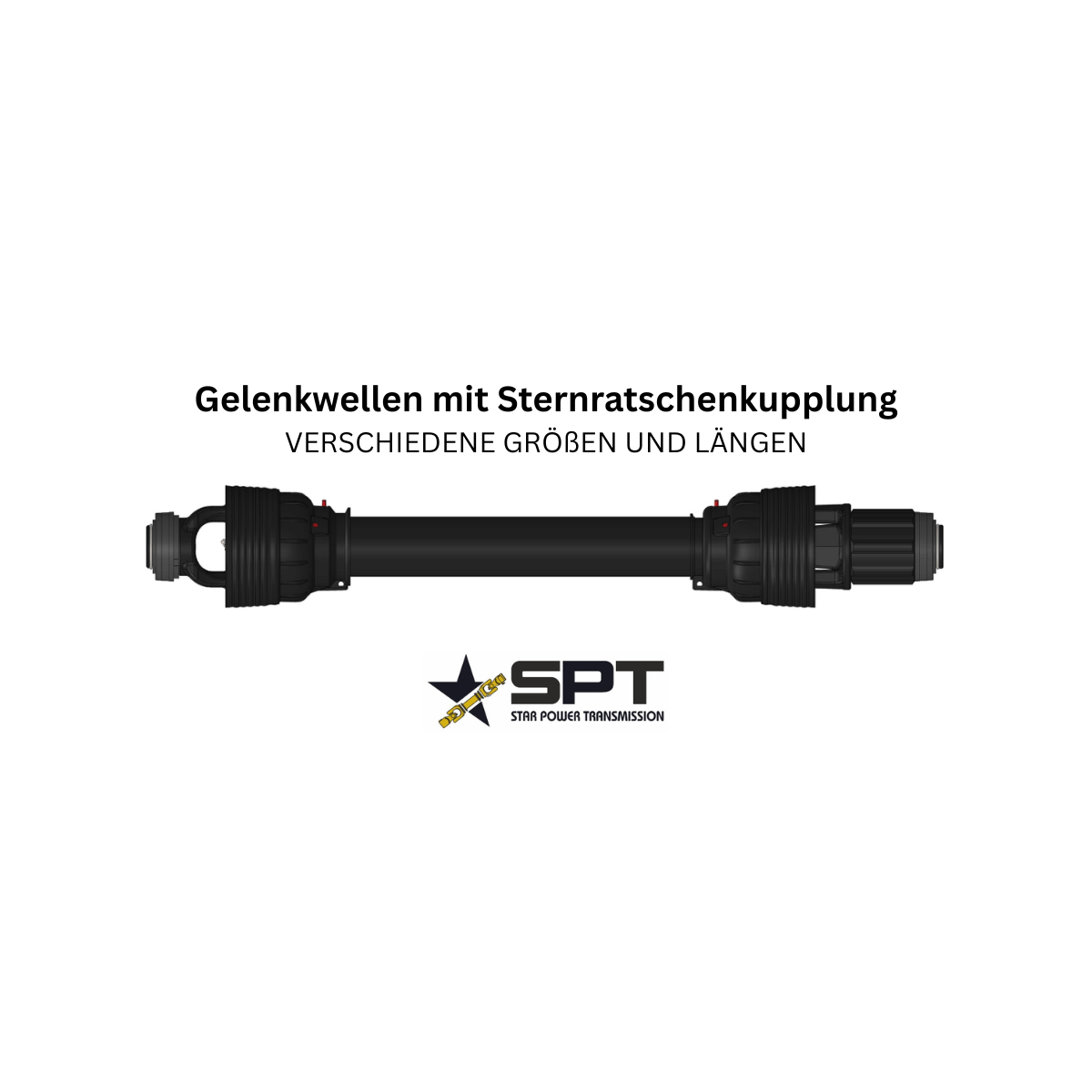 Gelenkwelle mit Sternratschenkupplung