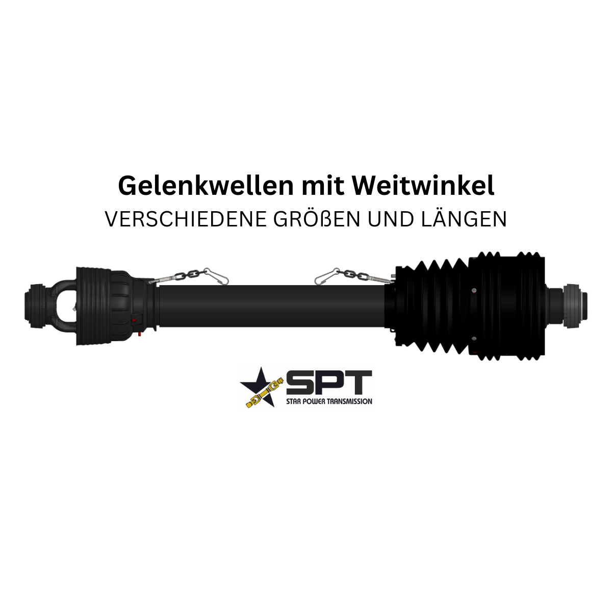 Gelenkwelle mit Weitwinkel