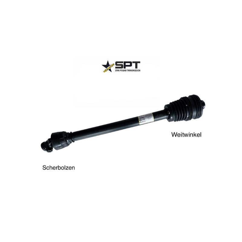 SPT Gelenkwelle Weitwinkel und Scherbolzen 2500Nm 1 3/8"Z6 Serie5 / G7