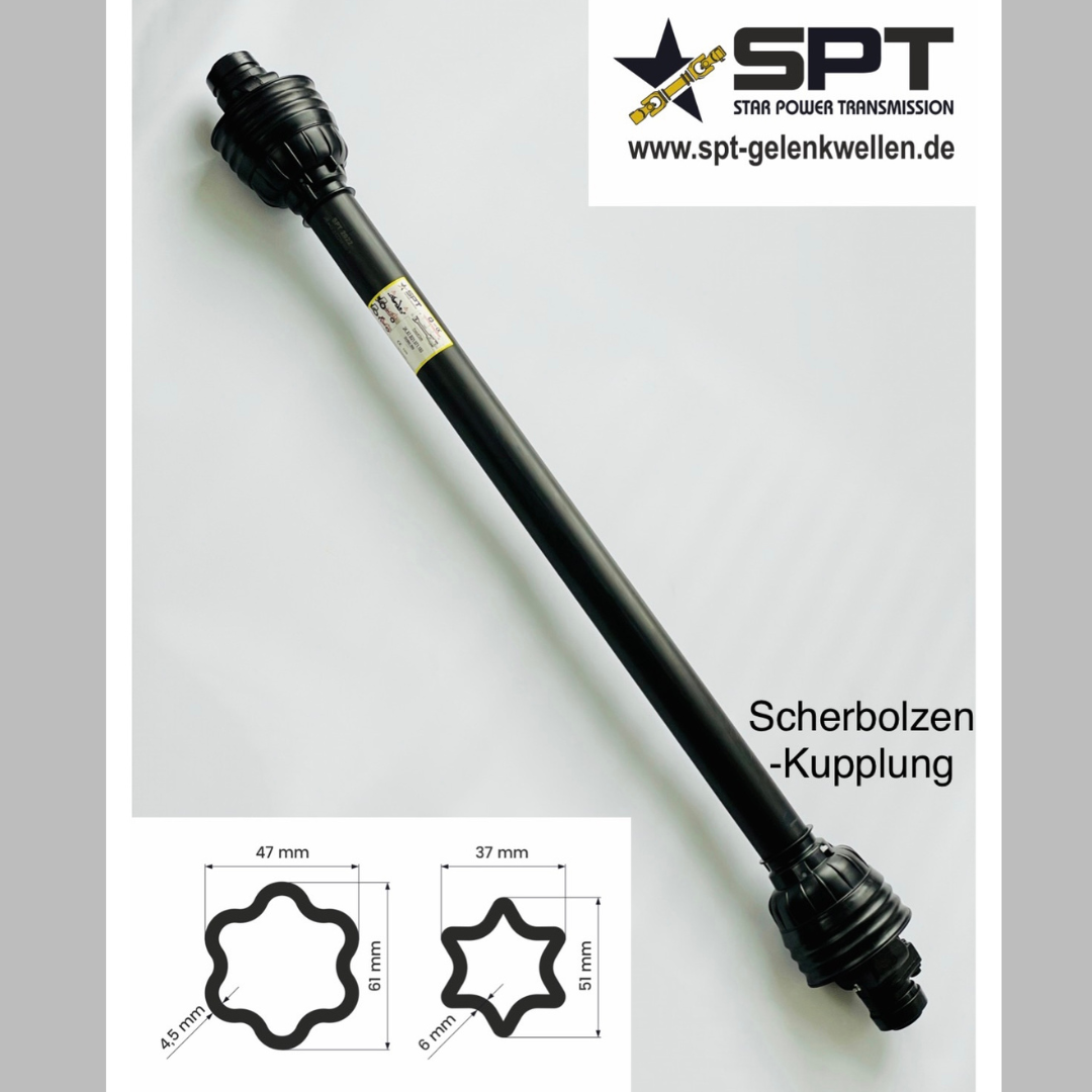 SPT Gelenkwelle Serie X7 Stern Scherbolzen 3000Nm bis 155PS - 1 3/8"Z6