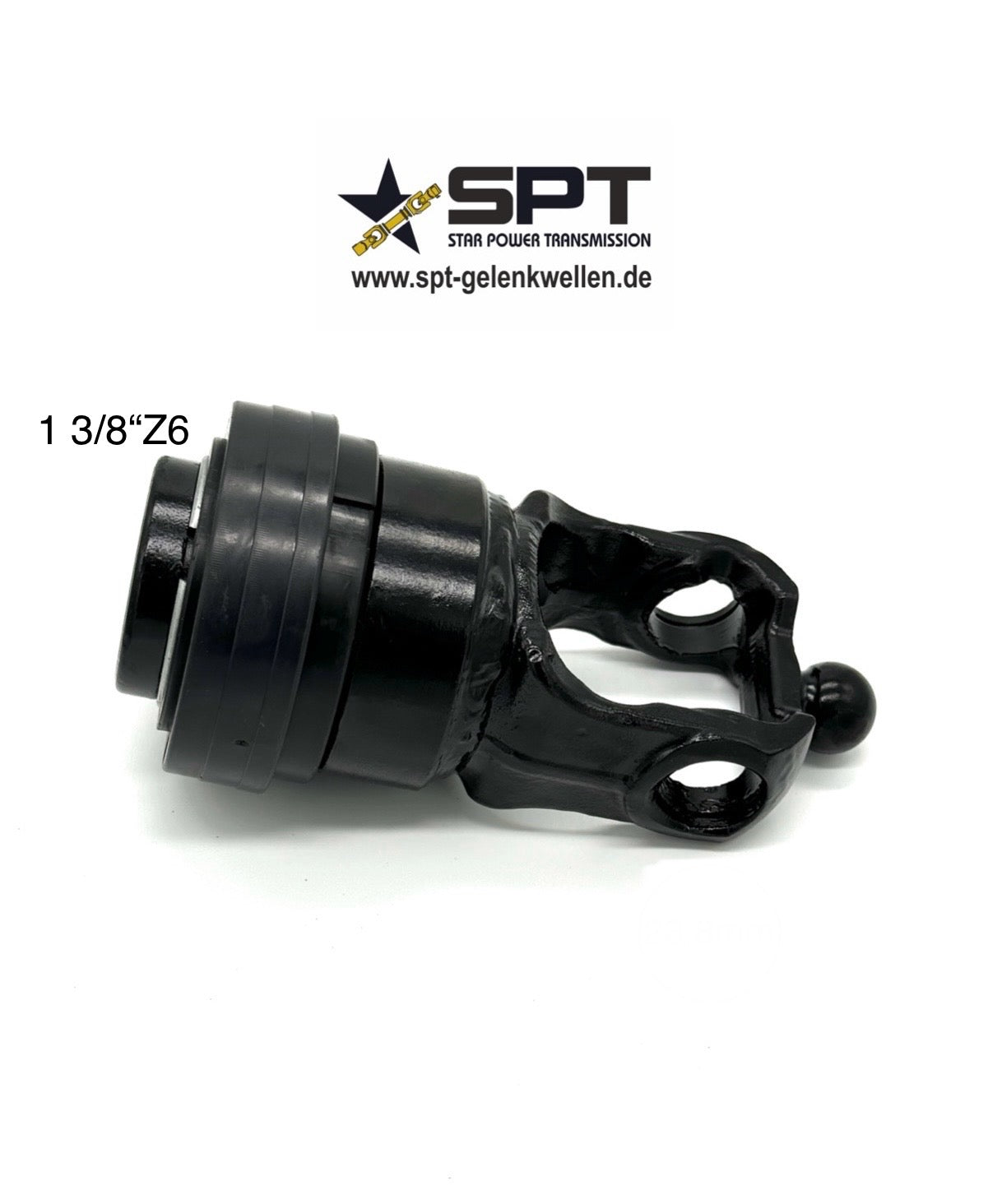 SPT Aufsteckgabel / Anschlussgabel für Weitwinkel 1 3/8"Z6 Baugröße 4