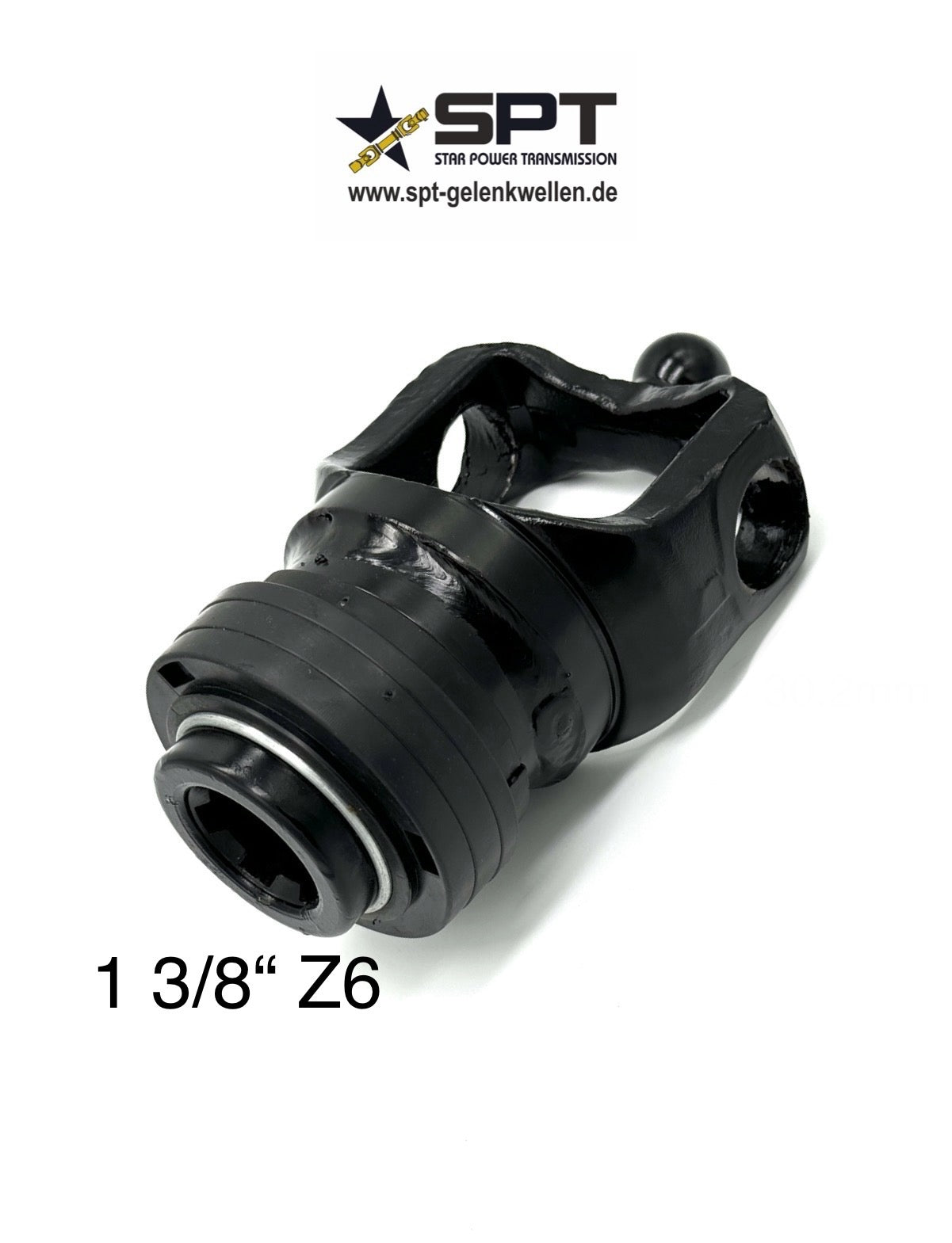 SPT Aufsteckgabel / Anschlussgabel für Weitwinkel 1 3/8"Z6 Baugröße 7