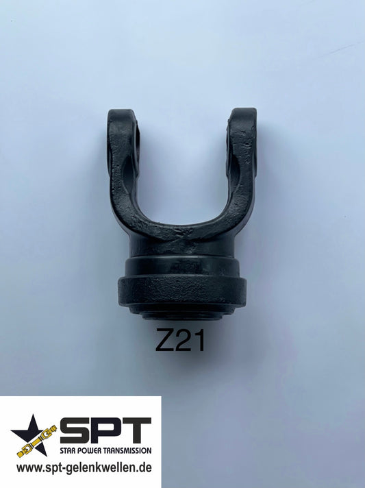 SPT Aufsteckgabel Anschlussgabel für Kreuz 30,2x91,4mm 1 3/8"Z21 Baugröße 7