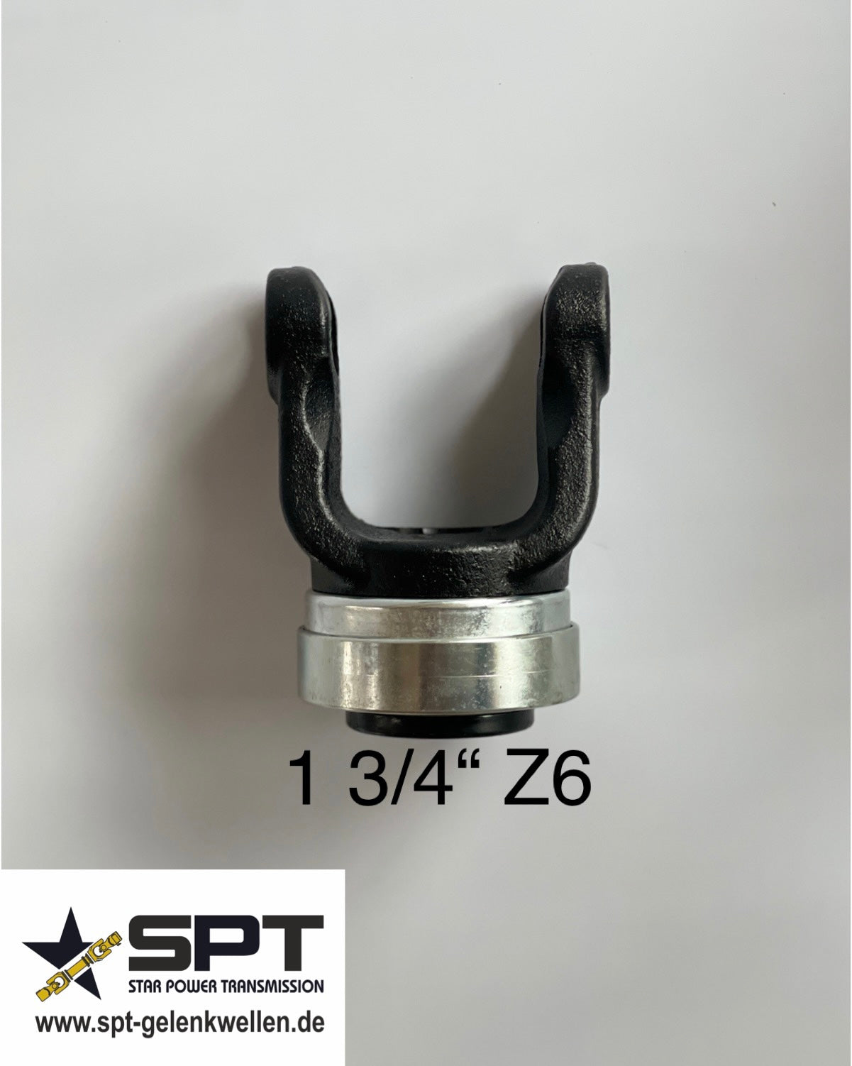 SPT Aufsteckgabel Anschlussgabel für Kreuz 30,2x91,4mm 1 3/4"Z6 Baugröße 7