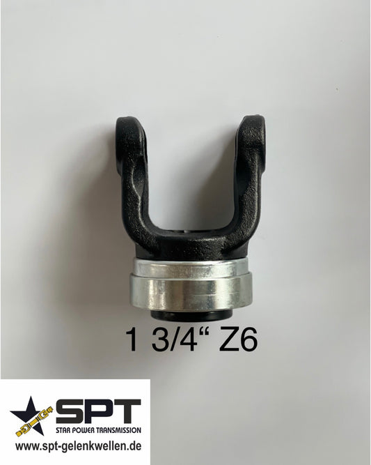 SPT Aufsteckgabel Anschlussgabel für Kreuz 30,2x91,4mm 1 3/4"Z6 Baugröße 7