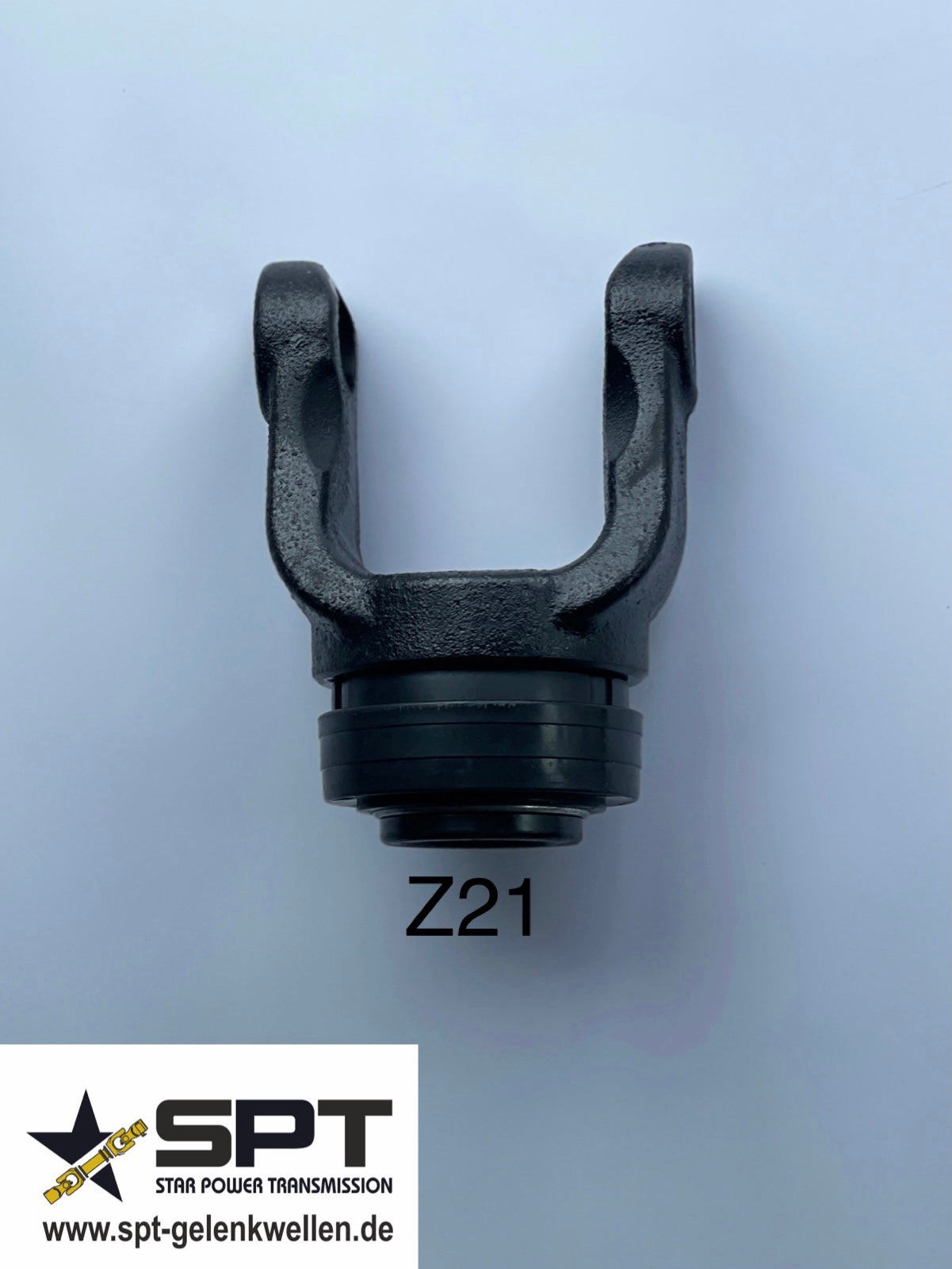 SPT Aufsteckgabel Anschlussgabel für Kreuz 30,2x106mm 1 3/8"Z21 Baugröße >7