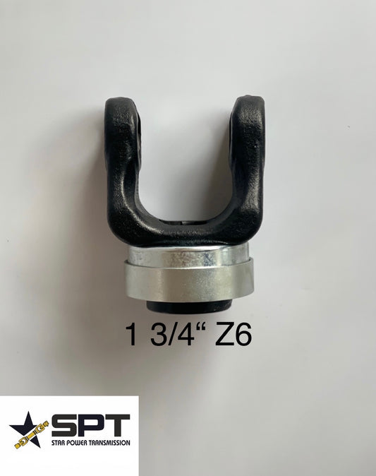 SPT Aufsteckgabel Anschlussgabel für Kreuz 35x106mm 1 3/4"Z6 Baugröße 8